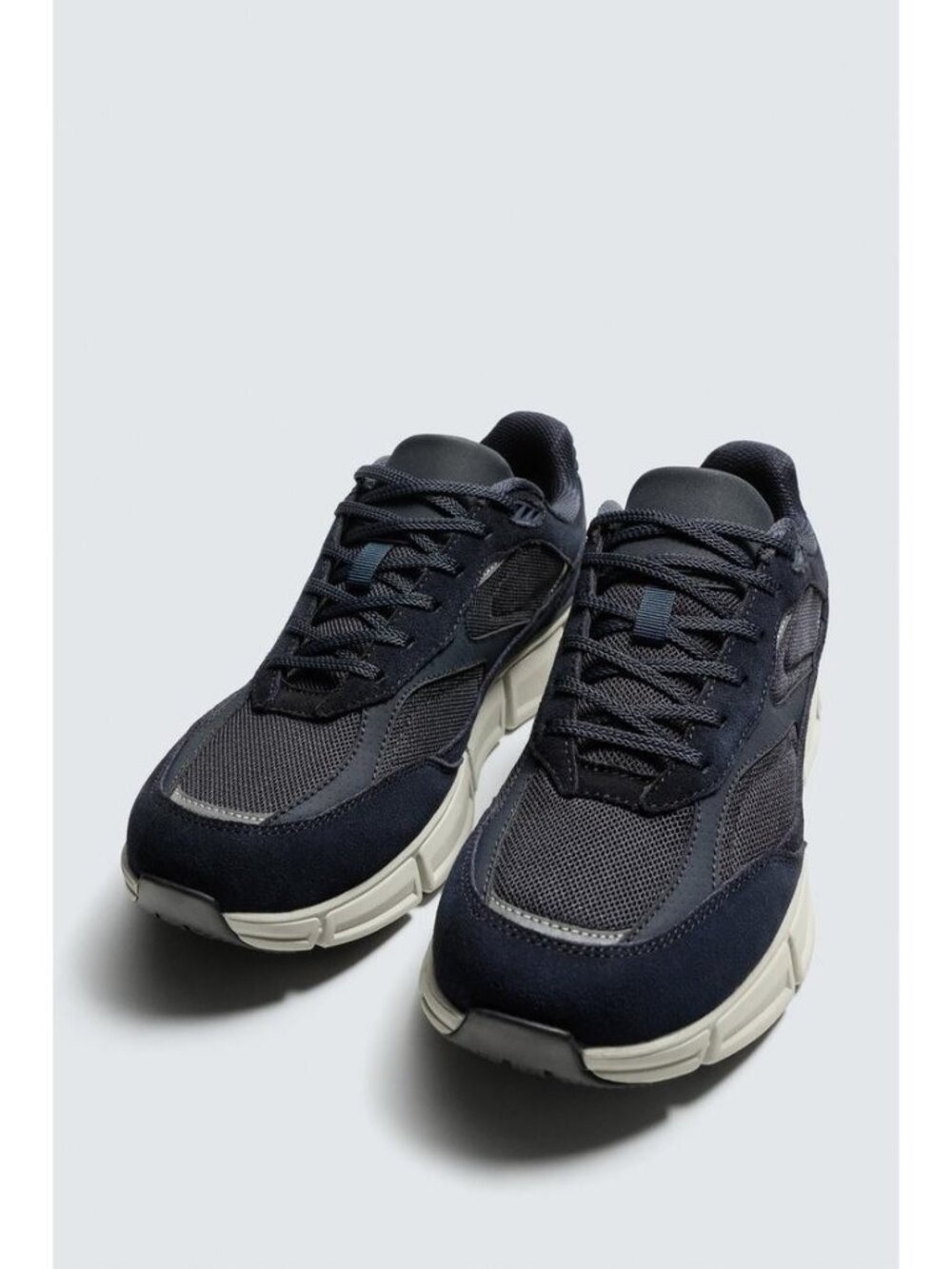 Zara Mens Technical Trainers Sneakers Size EU 47 US 14 Blue 2303/620 NWOB